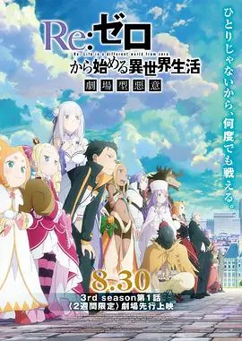 《Re：从零开始的异世界生活》第三季：菜月昴的命运抉择，绝望轮回能否终结？